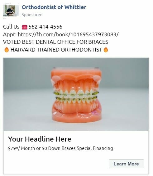 Utilizing Facebook Ads for Orthodontic Practices